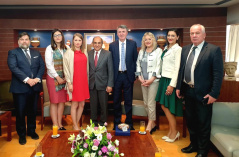 4 July 2019 The delegation of the National Assembly in visit to the Cypriot Parliament